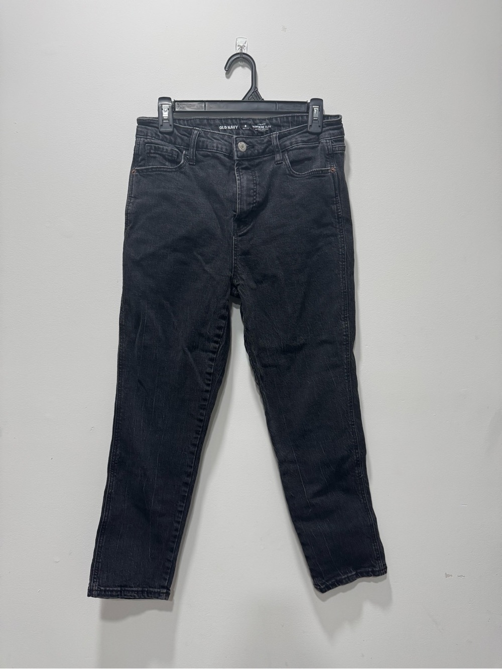 Old Navy Men’s Black Slim Jeans - Classic Dark Wash